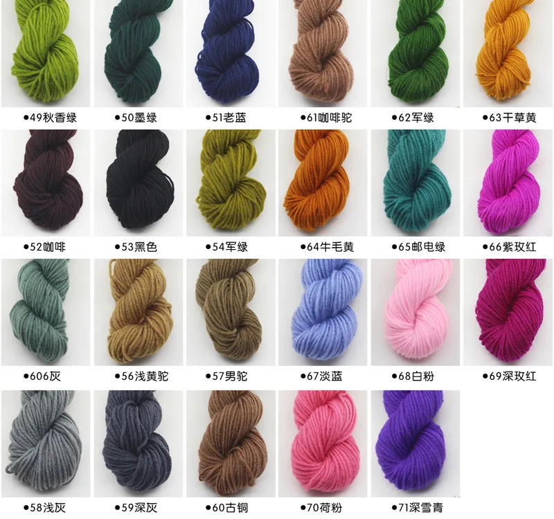 Высококачественная акриловая пряжа с низкой усадкой ручные фонарики для куклы