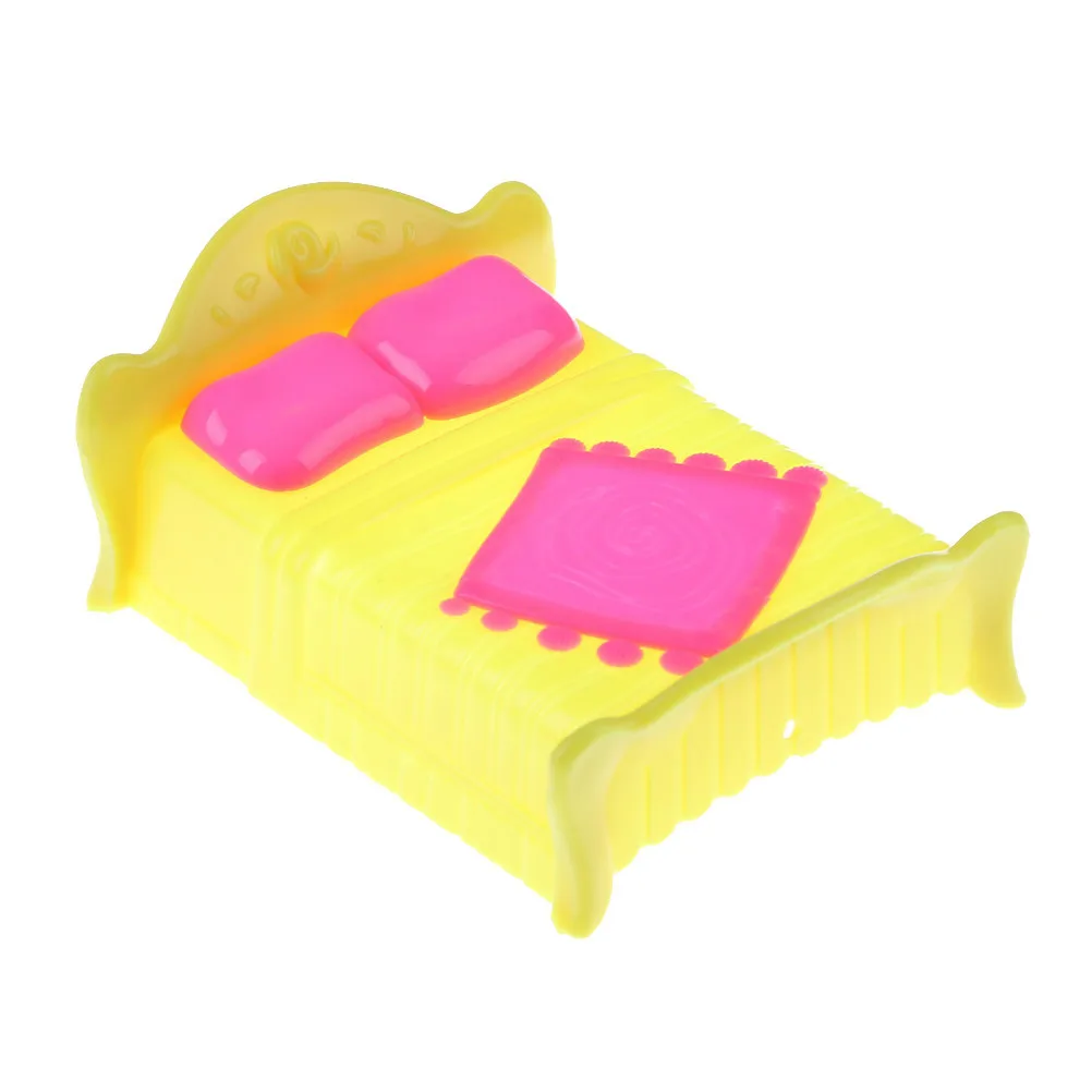 1 шт. каваи кукла с двойной рамой подушка для сна обувь кукол мебель спальни