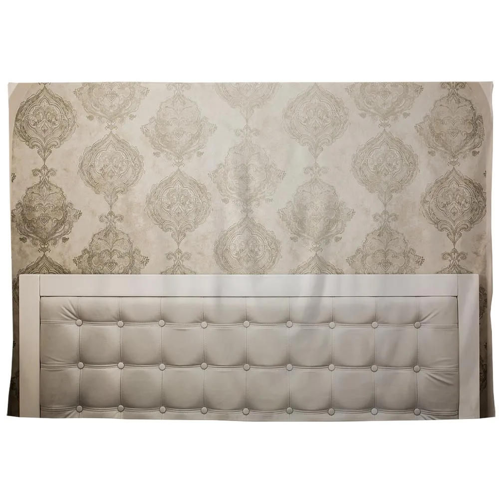 Allenjoy Рождество фото фон Дамаск слоновой кости спинка кровати в современном стиле