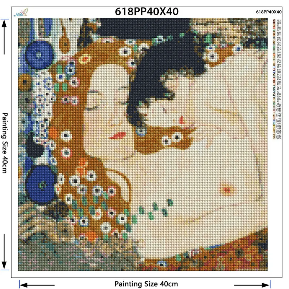 Gustav KLIMT 5d алмазная картина для мамы Любовь узор полная Алмазная вышивка, наборы для вышивки крестиком для рождественского декора наклейки