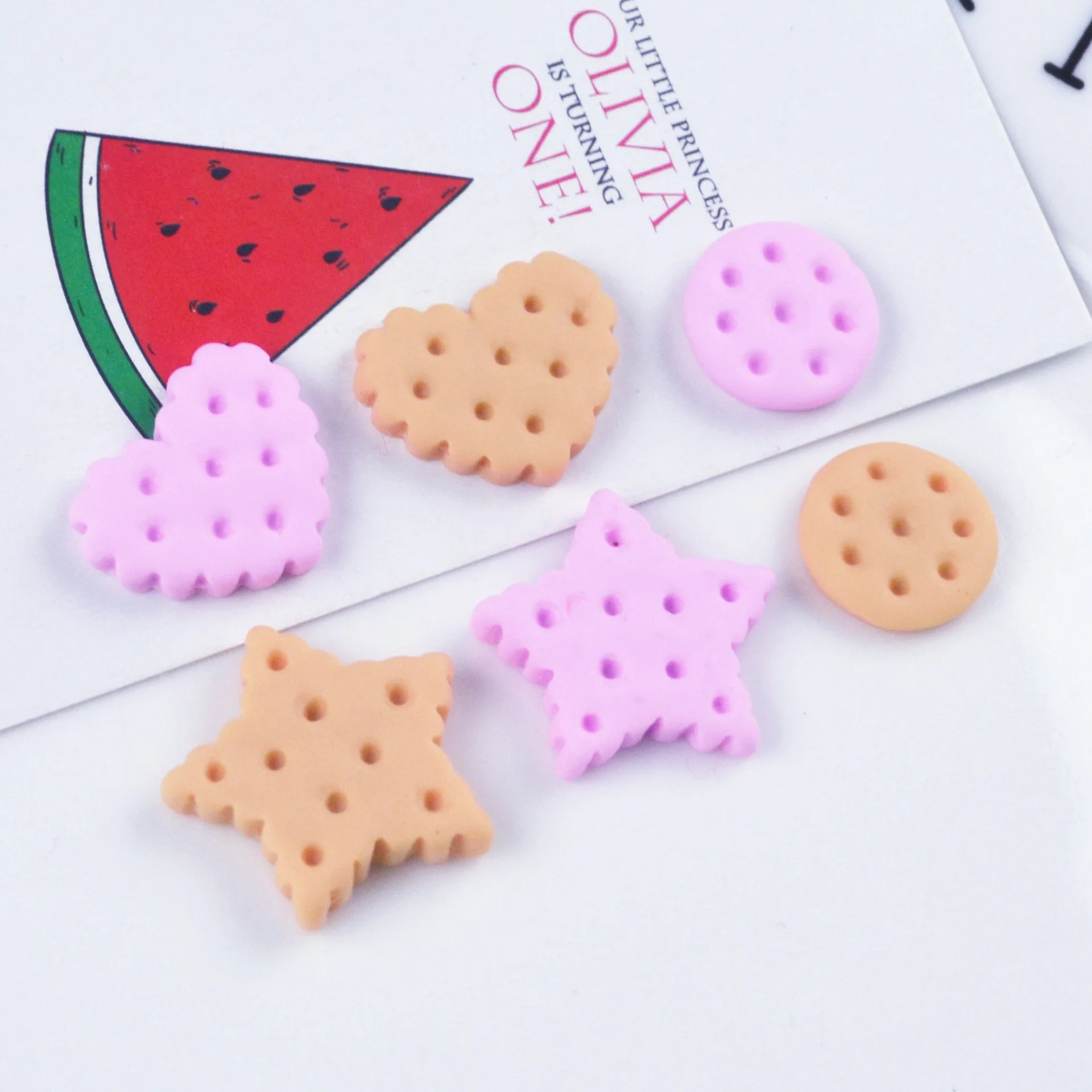 5 шт./лот поделки печенье Molde бисквит Столярный Кукольный Домик DIY еда десерт