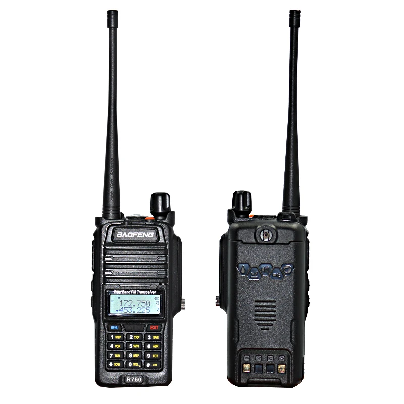 Baofeng BF R760 портативная рация Водонепроницаемая CB радио с ЖК дисплеем