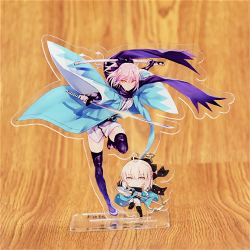 A Аниме Fate Grand Order FGO Miyamoto Musashi фигурка на акриловой подставке и брелок подарок мультфильм Хэллоуин косплей стенд фигура Рождество - Цвет: A