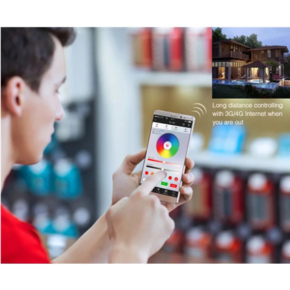 LED Mi. light RGB + белый теплый CCT беспроводной контроллер Wifi 4 0 IBOX 2 совместимое