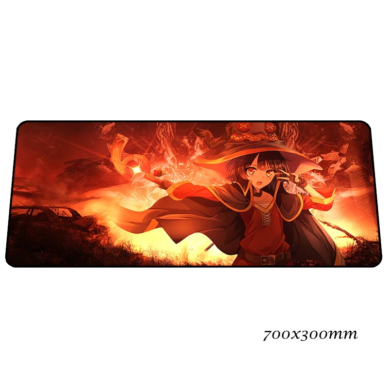 Konosuba коврик для мыши с рисунком HD компьютерный геймер Коврик для мыши красивый 70x30 см Коврик для мыши крутой Коврик Для Мыши Эргономичный гаджет настольные коврики