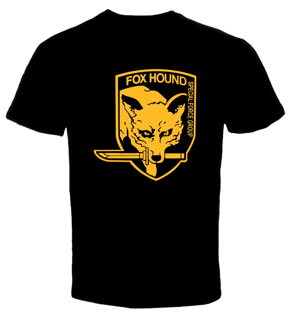 FOXHOUND Metal Gear Solid 4 новая футболка крутая Повседневная мужская модная унисекс