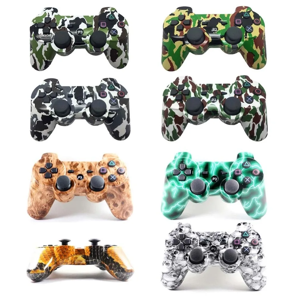 Для sony PS3 камуфляж Беспроводной игровой контроллер Bluetooth Джойстики Игровые с USB