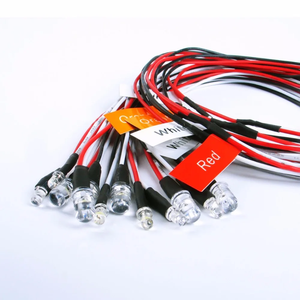 

2 in 1 1/10 RC Model Car Super Bright LED Light Kit Brake Headlight Signal Fit1:10/1:8 RC Car truck 2.4ghz PPM FM