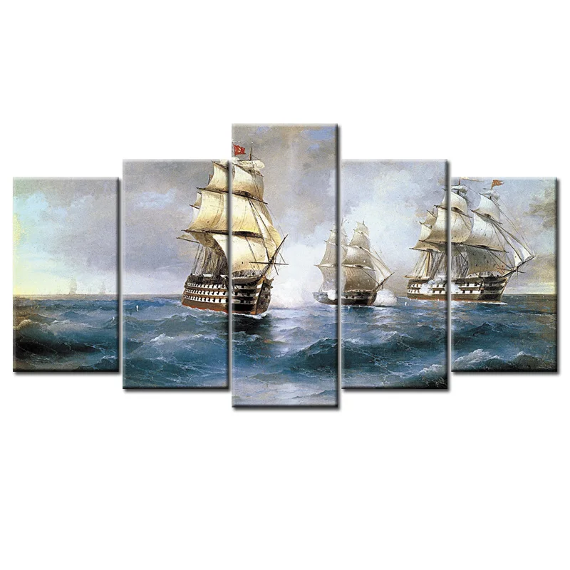 5 шт./компл. Seascape Парусная серии стены Книги по искусству для декора стен