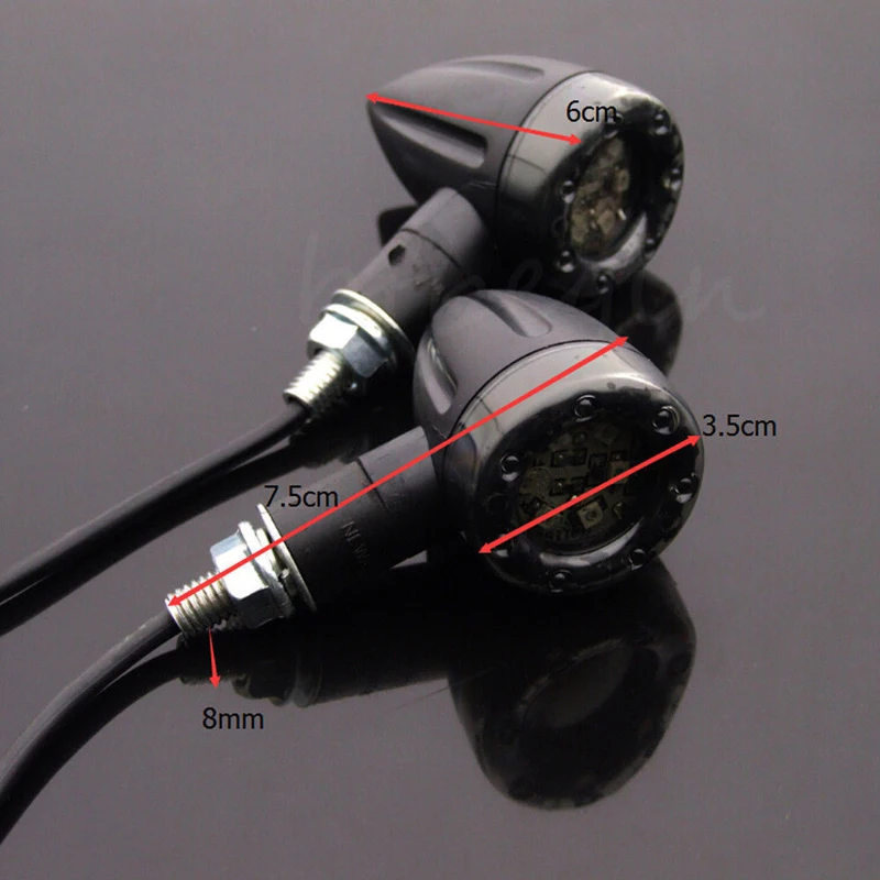 

Tools Turn Signal Light Motorcycle LED Amber Rear Brake bulb Indicator