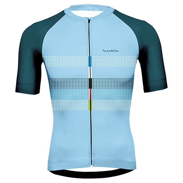 Bretelle ciclismo ropa de hombre, лето, Runchita go pro, комплекты одежды для велоспорта, мужские велосипедные комплекты с коротким рукавом, roupa ciclismo - Цвет: Jersey  03