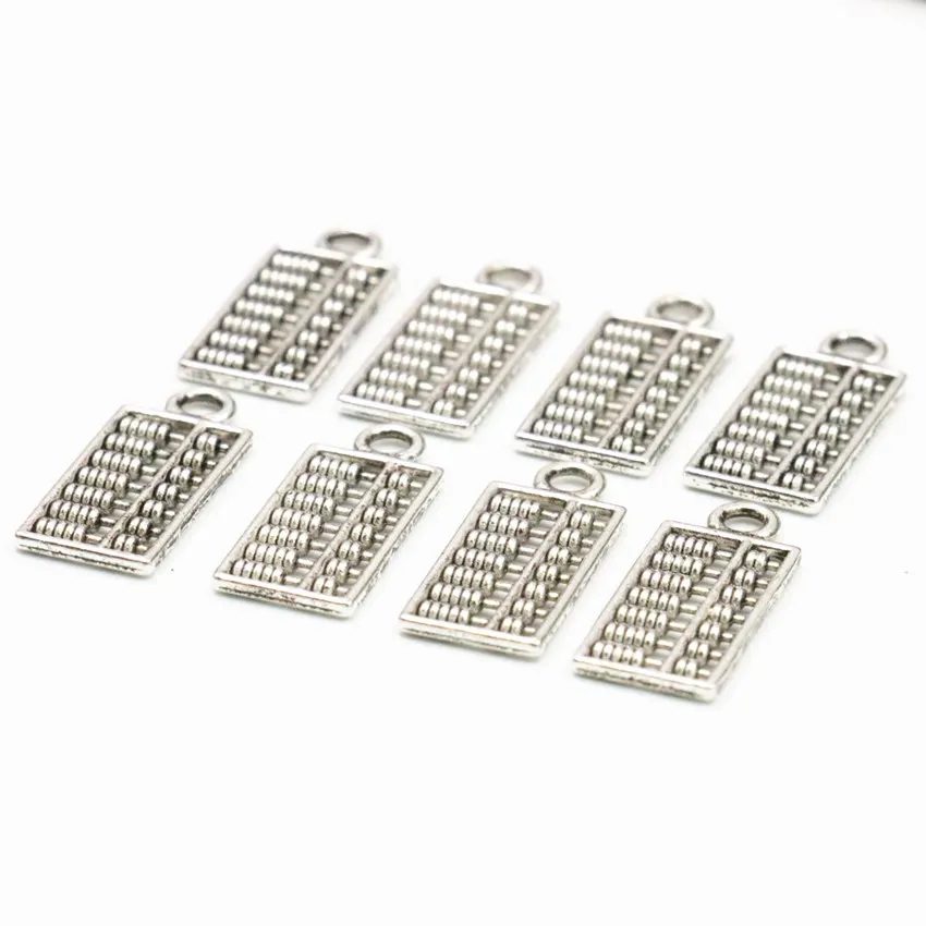 10 шт. оптовая торговля счетная рамка кулон тибетский серебряный цвет DIY Подвески