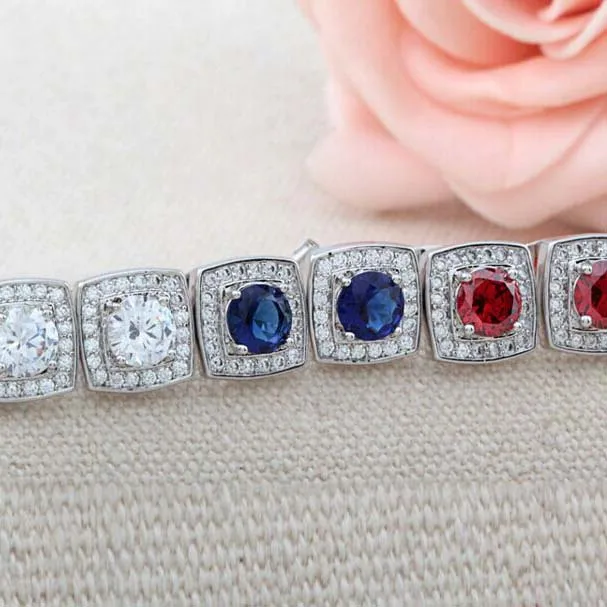 

Sparkly Square Zircon Stud Earrings For Women Classic New Fashion Jewelry Wholesale Cute Gift