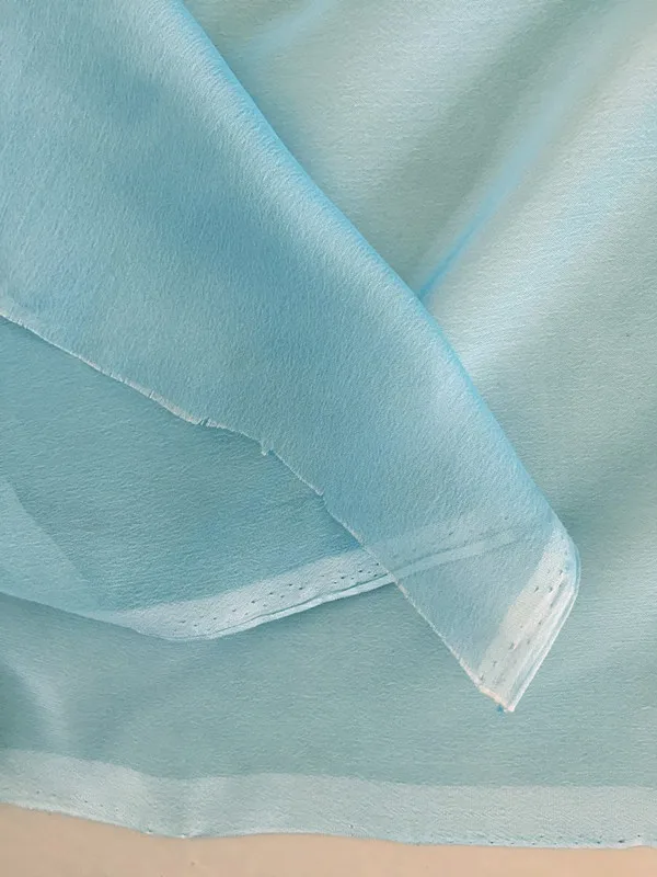 Шифоновая ткань однотонная окрашенная ширина 150 см мягкая низкая цена подкладка