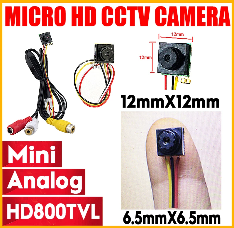 Аналоговая мини камера видеонаблюдения HD 800TVL 6 5*6 5 мм с модулем сделай сам|module cctv