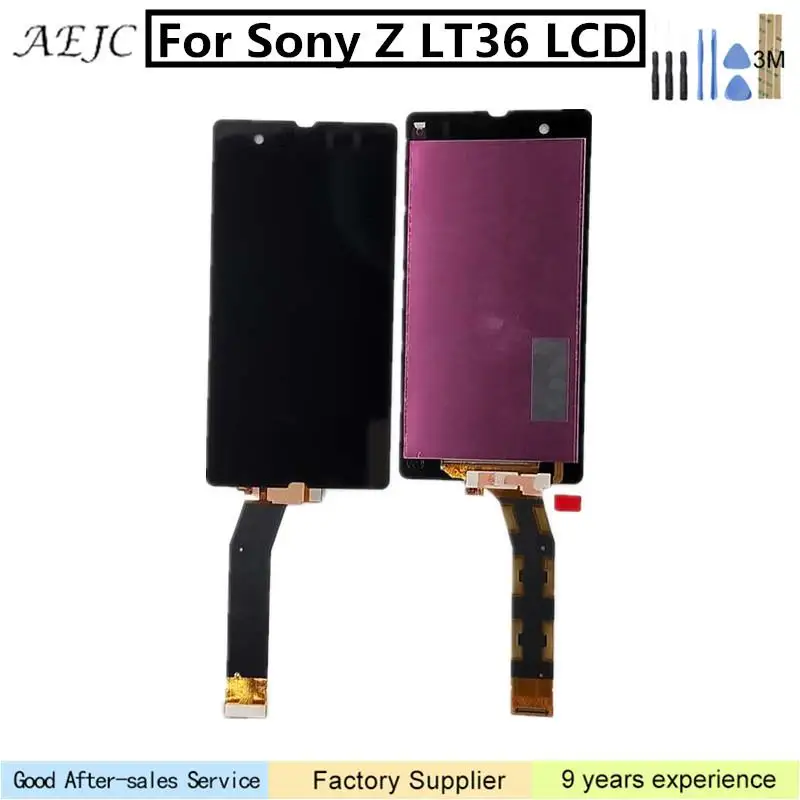 Для Sony Xperia Z L36H L36 LT36 C6602 C6603 Мобильный телефон ЖК дисплей дигитайзер сенсорный