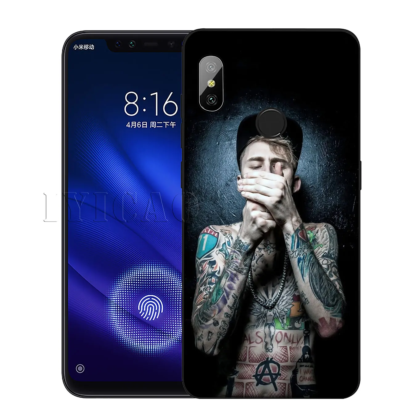 IYICAO пулемет Келли силиконовый мягкий чехол для Xiaomi Redmi 6A 5A Note 7 4X5 Plus 6 Pro черный из