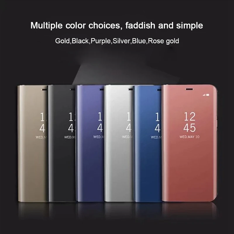 Прозрачный умный чехол mi rror View для Xiao redmi Note 5 кожаный флип-чехол Xiaomi 8 A1 5X 6X x 2 2A Plus 6