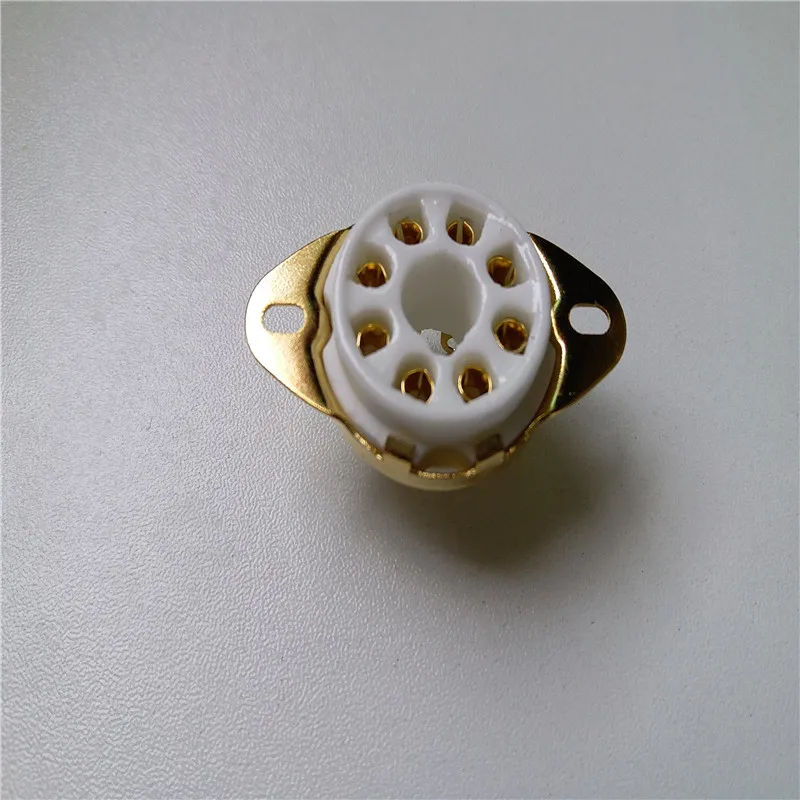 4 шт. керамические патроны для подмостков 8 контактов HIFI 6550 EL34 6SN7 VP41 KT88|plating| |