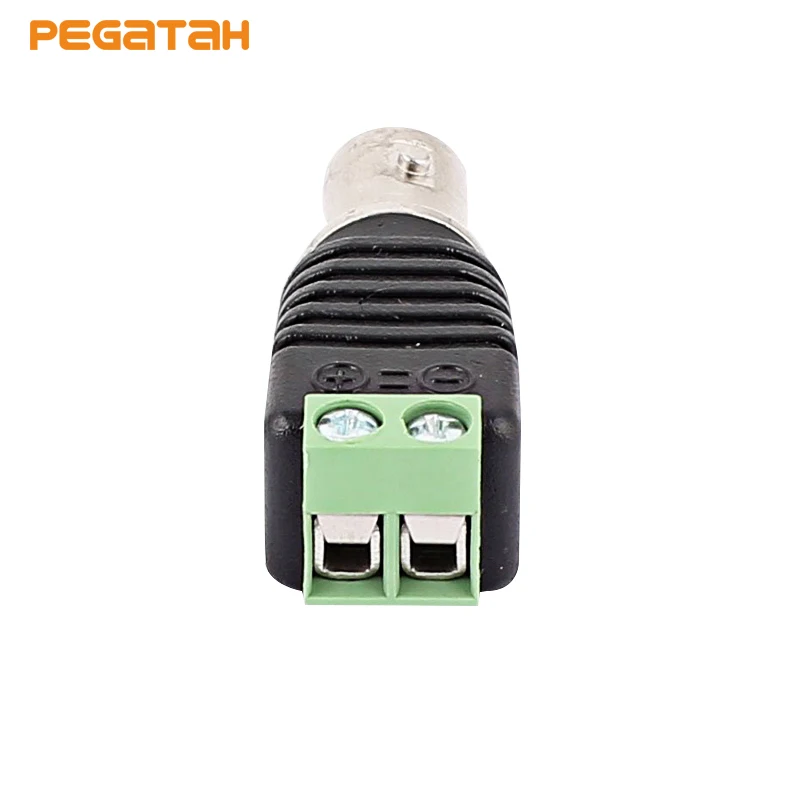 10 шт. BNC Разъемы DIY для CCTV камеры коаксиальные/Cat5/Cat6 кабели | Безопасность и защита