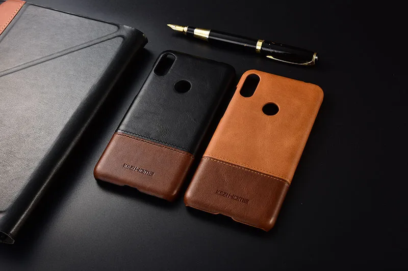 Чехол для Motorola Moto P30 Note KEZiHOME, роскошный хит цвета, натуральная кожа, твердая задняя крышка, Капа для Moto P30 Play, чехол для телефона s