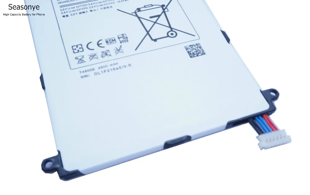 Сменный аккумулятор Seasonye 1x T4800E 4800mAh Tab + инструменты для Samsung Galaxy Tablet Pro 8 4 in SM T321 T325