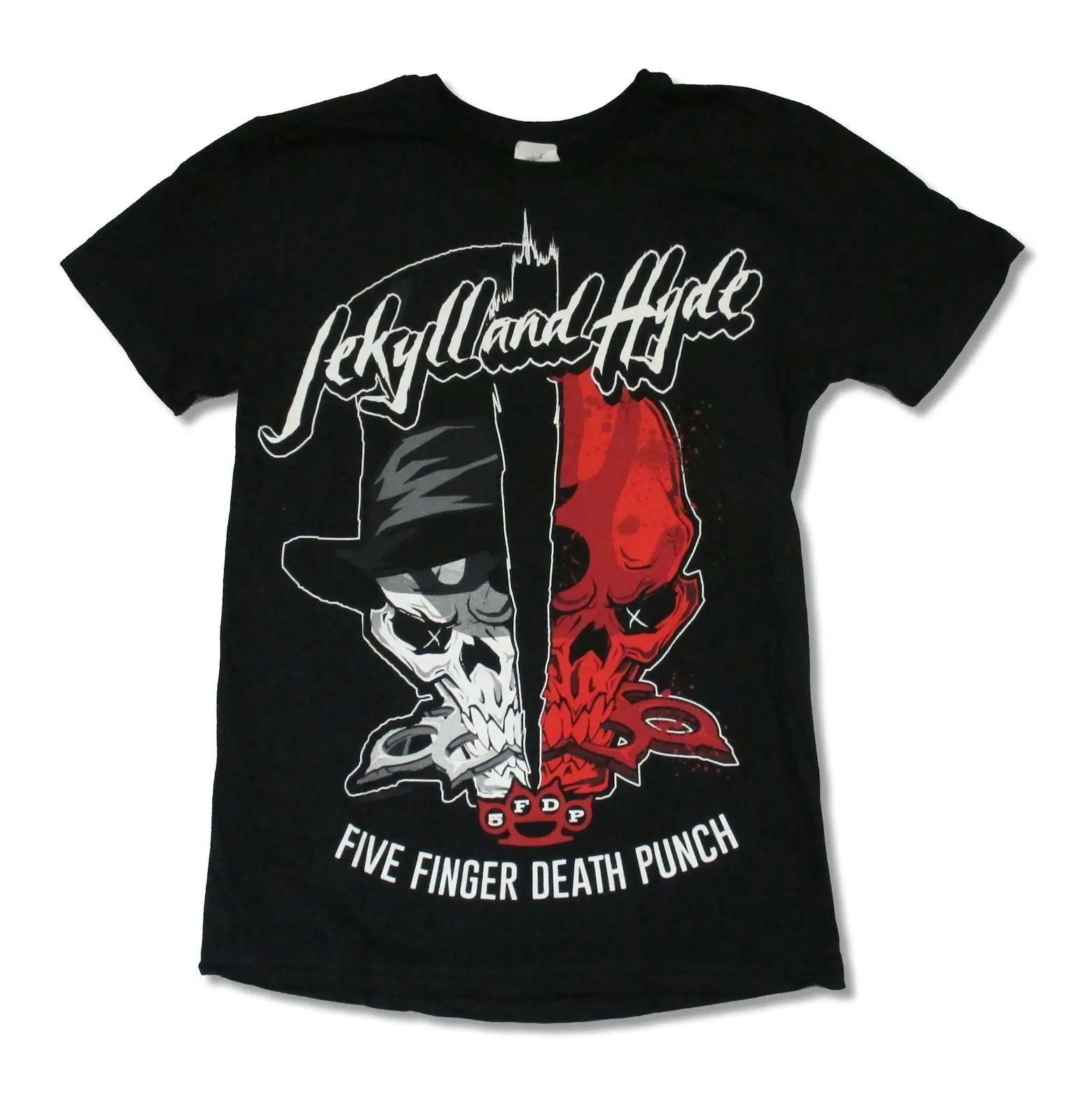 2019 забавная черная футболка с принтом пять пальцев удар Jekyll & Hyde новинка 5Fdp
