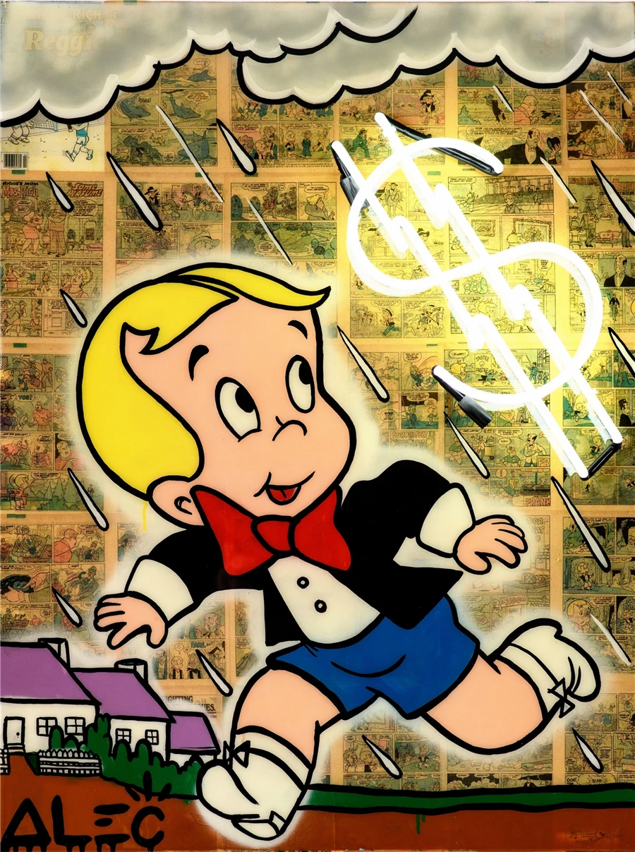 Alec Monopolys Lightning HD Wall Art Холст с печатью постера живопись декоративная картина для