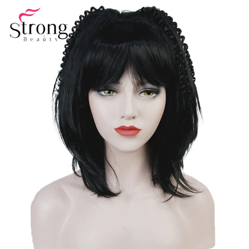 StrongBeauty, косплей, Алла Пугачева, прическа, медный, красный, черный, блондин, вечерние, парик на Хэллоуин, парики, женские, полностью синтетические волосы