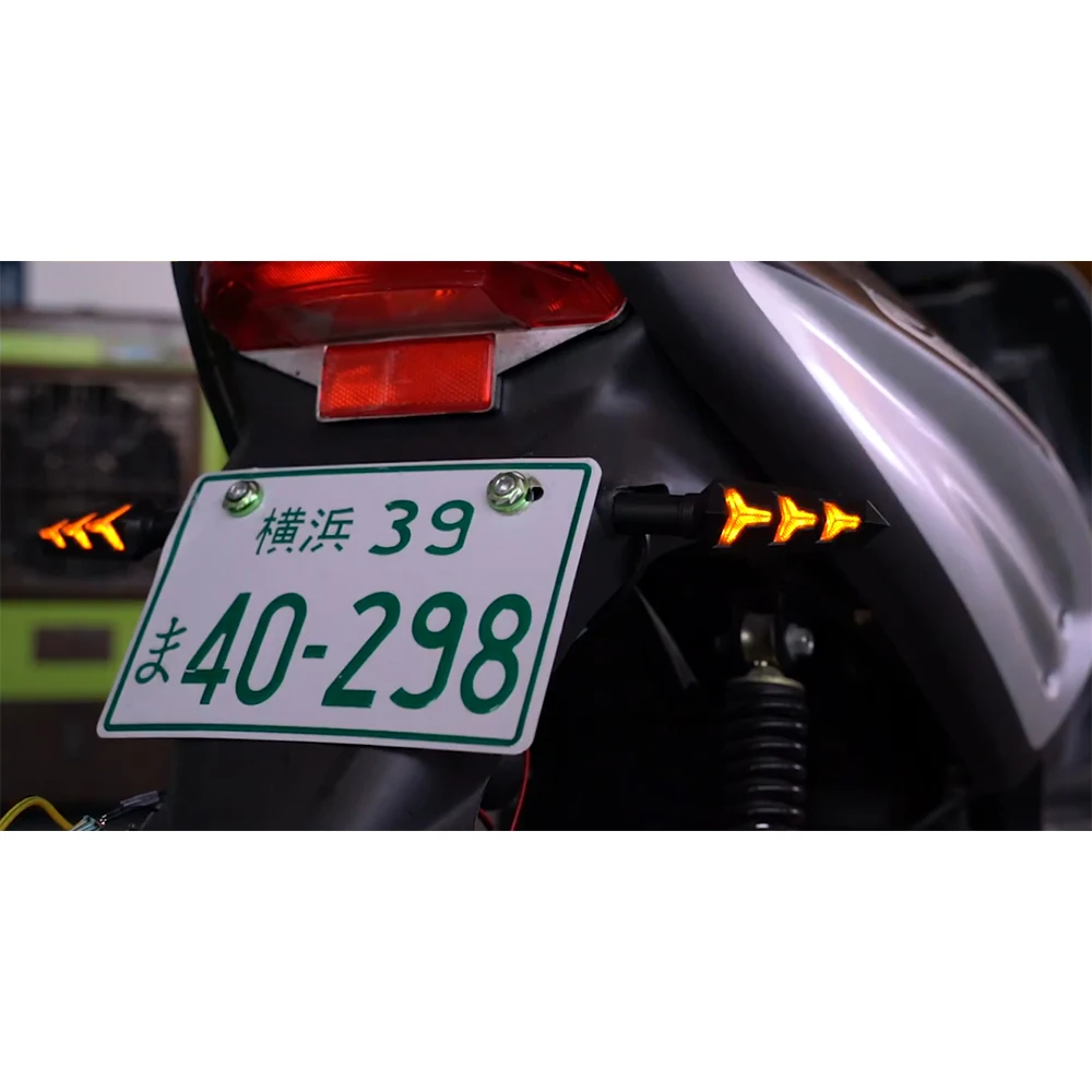 

4Pcs Motorcycle LED Turn Signal Light Indicator Turning Lamp For SUZUKI bandit 1200 gsx 1250fa sv 1000 For KAWASAKI w800 etc.