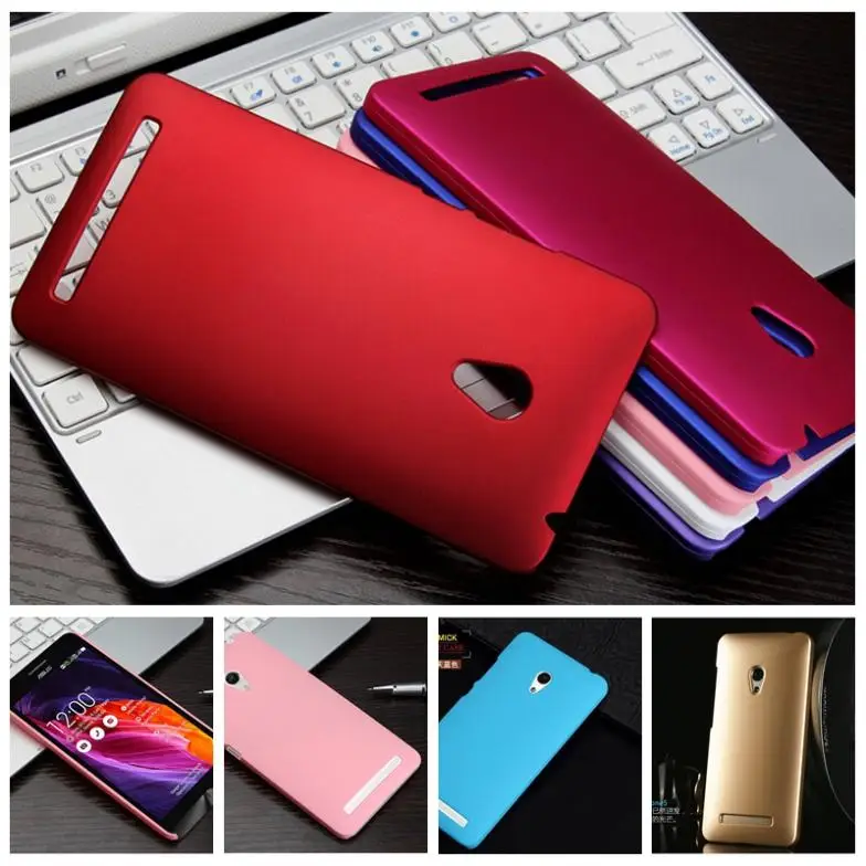 Супертонкий матовый чехол для Asus zenfone 5 2 шт. жесткий пластиковый защитный + 1