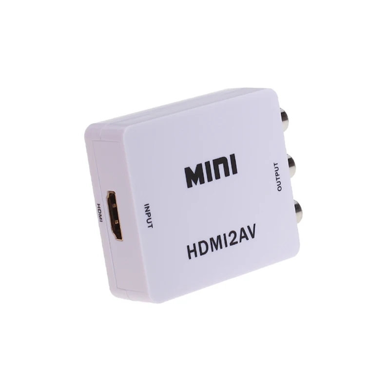 Мини HDMI К AV конвертер предназначен для разделения интегрированного Аудио HDMI на композитный AV видео и FL/FR стерео аудио