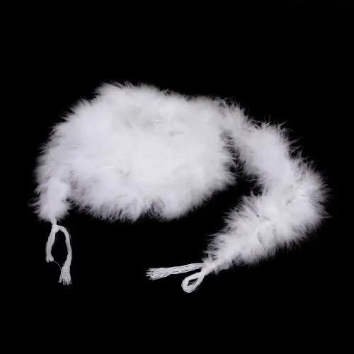 Горячая 6 футов Боа Из Перьев Марабу для дивы ночной чай вечерние свадебные-белый