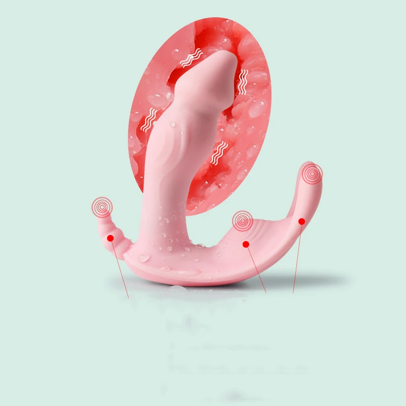 Вибратор бабочка для женщин фаллоимитатор вибратор ношения в трусиках