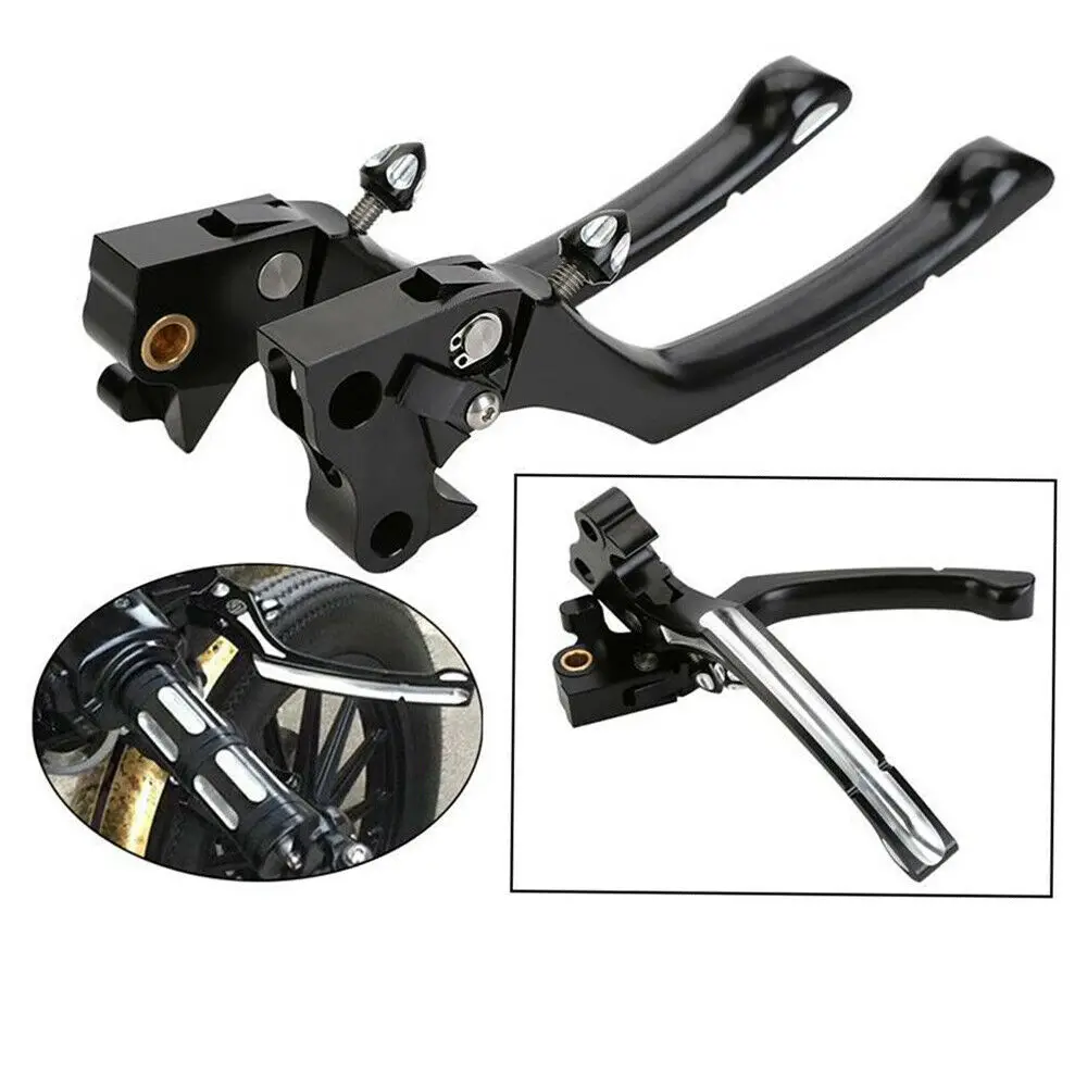 1 Pair Brake Lever Regulator Clutch For Harley Davidson Sportster 1200 XL 883 48 2004-2014 10 11 12 13 Black | Автомобили и