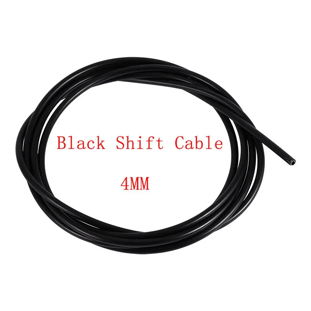 4mm Black 2 м, 4 мм, 5 мм велосипедный вынос руля кабель переключения кабелей велосипедный Корпус оборудования/горный велосипед велосипедный, переключения велосипед кабель провод простых инструментов для езды на велосипеде - Цвет: 4mm Black