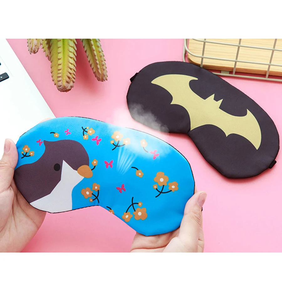 

Cute Animal Ice sleep masks eye masks cotton Blindfold For Sleep Sleeping Mask Case eye cover mask Ice / Hot Compress Eyeshade