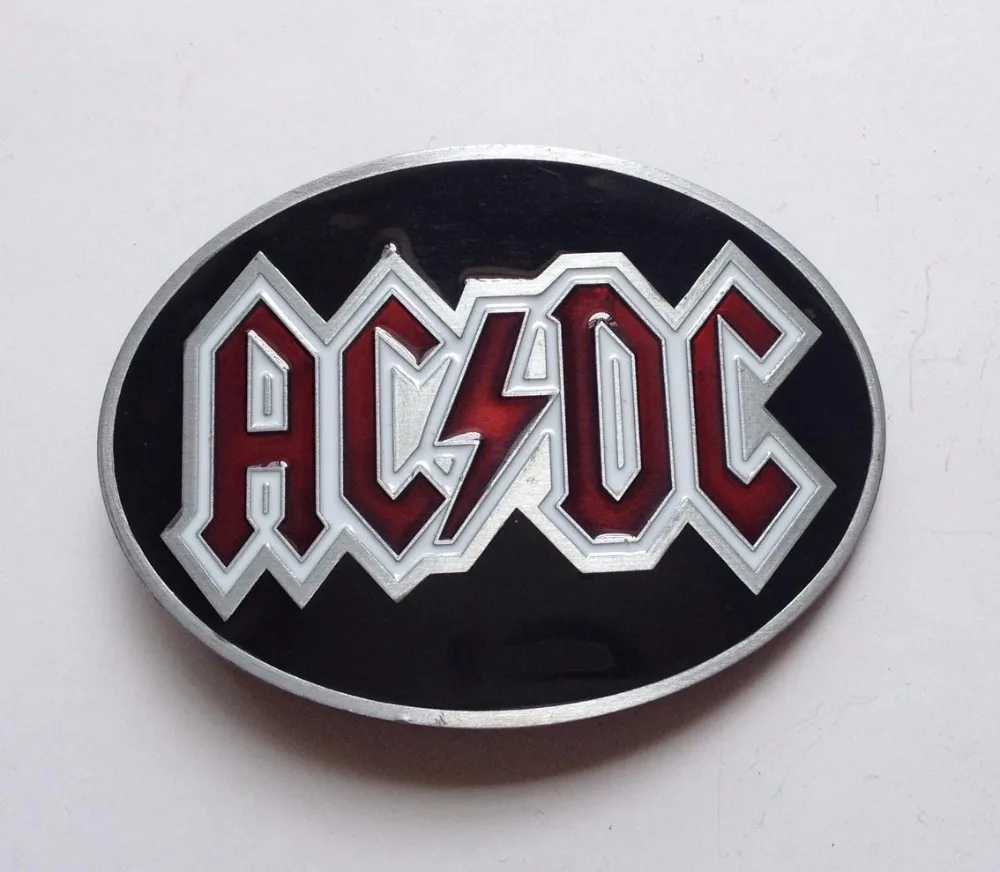 Овальная пряжка для музыкального ремня ACDC рок|belt buckle|music belt bucklemusic |