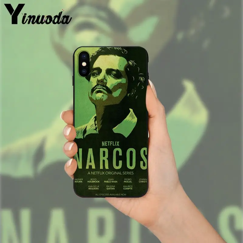 A4 Yinuoda Wagner Moura Narcos pablo escobar черный ТПУ Мягкий силиконовый чехол для телефона чехол для iPhone 8 7 6 6S Plus X XS MAX 5 5S SE XR - Цвет: A4