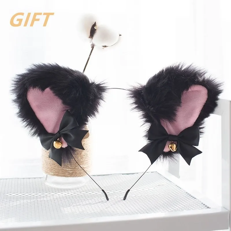 Сексуальное нижнее белье костюм кошки Косплей Горячие черные женские эротические кружева с милым бантом очаровательный котенок пижамы Униформа хвост нижнее белье