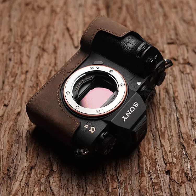 Чехол из натуральной кожи для видеокамеры Sony A7R3A A7M3 MK3 A9 Mr.Stone|Сумки