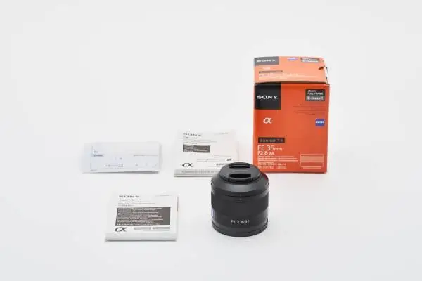 Объектив Sony Carl Zeiss Sonnar T * FE 35 мм F2.8 ZA SEL35F28Z|sony carl zeiss|fe lens35mm lens |