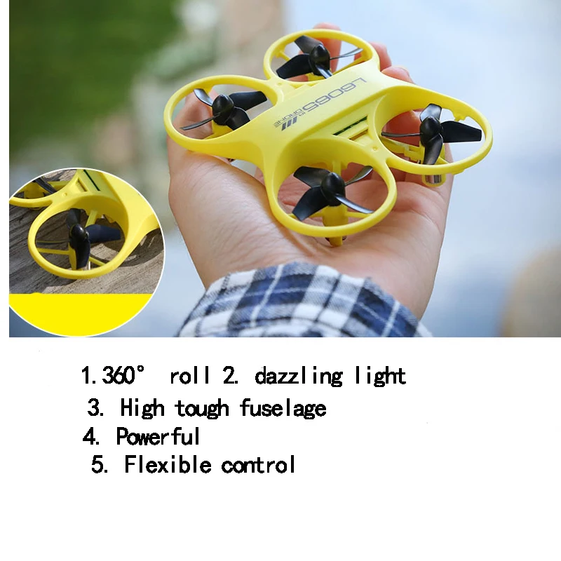 Игрушечный мини Дрон Rc вертолет 4ch открытый Крытый дроны Профессиональный селфи