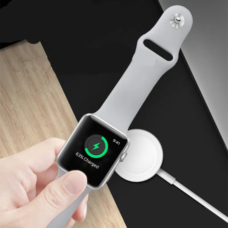 MAXSHARER QI Mini USB магнитной Беспроводной часы Зарядное устройство зарядный кабель