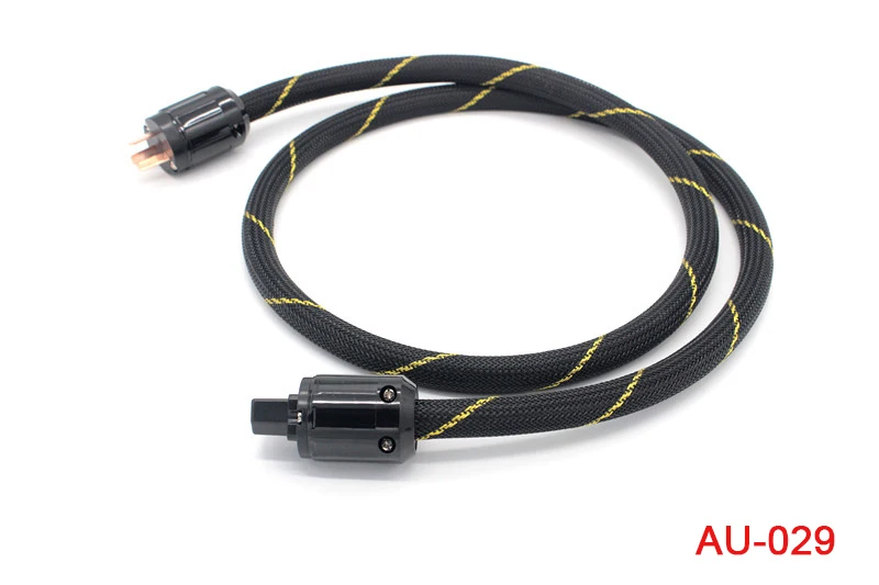 YJHIFI SA OF 5N медный кабель питания FURUTECH Красный Питания AU hifi для DVD CD AMP|cable hifi|hifi power