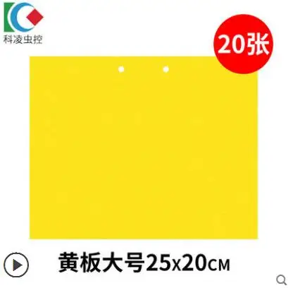 25X20cm 20 штук! Борьба с вредителями прочные ловушки для мух клопов липкая доска ловля тфид насекомых Убийца Гнат фруктовый листовок - Цвет: 25X20cm