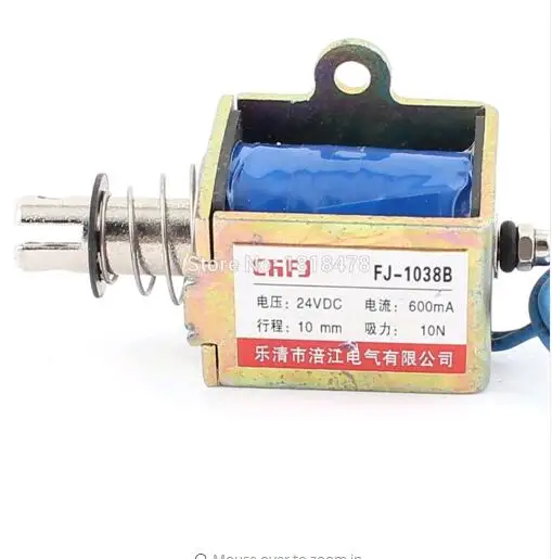 Постоянный электромагнит 10 мм 10N постоянный ток 24 В 0 6a|solenoid 10mm|solenoid 10nsolenoid dc |