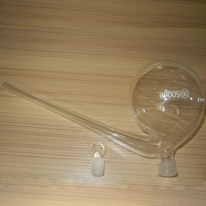 

Free shipping, 500ML lab glass retort