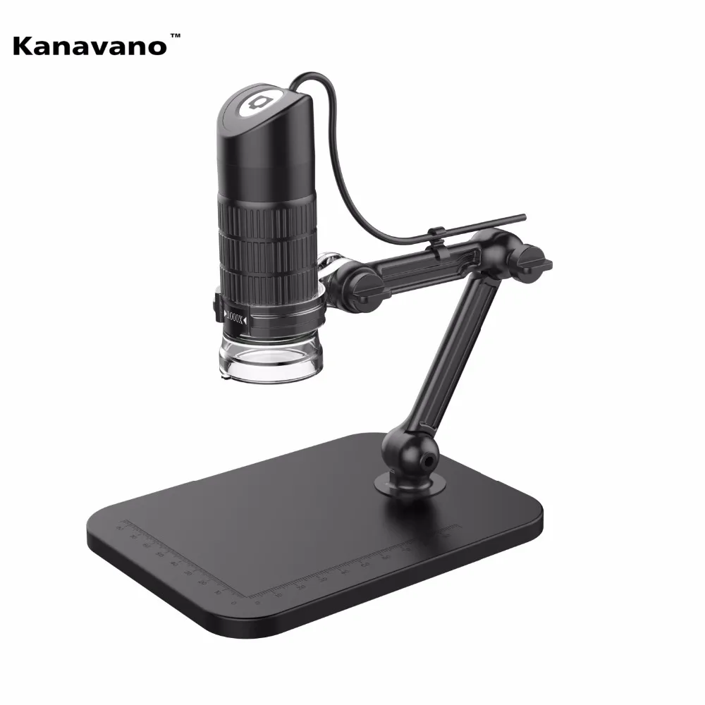 USB цифровой микроскоп 20X-1000X светодио дный 8 светодиодный ручной Эндоскоп лупа ПК