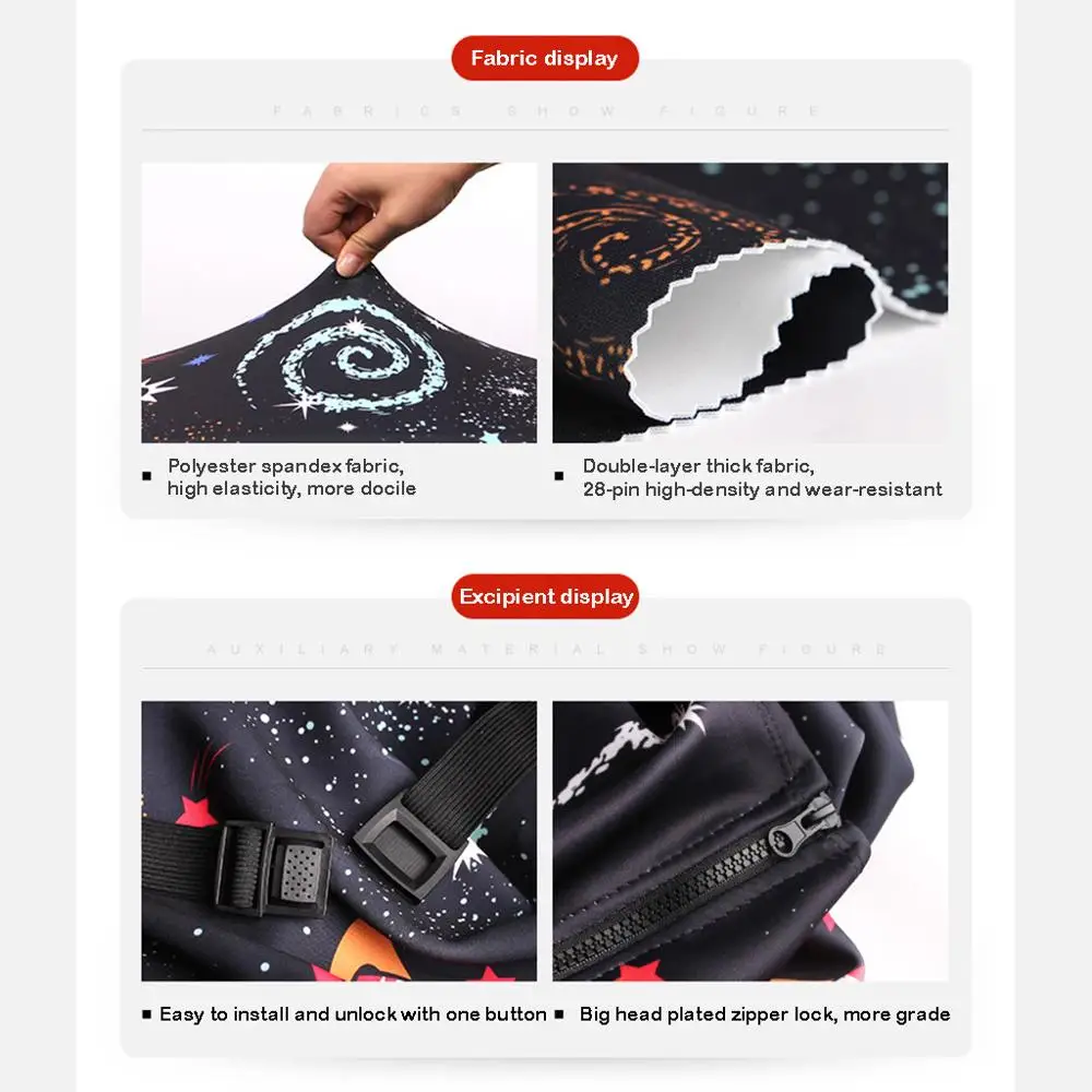 Модный водонепроницаемый плотный чехол для чемодана защитный багажника